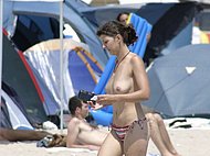 Public asian beach teen naked at