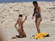 Ass hot sex beach