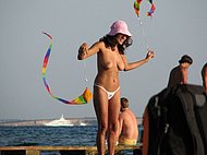 Coed videos beach fuckfest topless