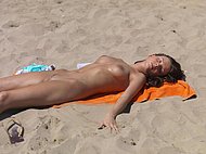 Beach tits babe