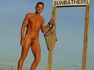 Men cocks nude with beach at hard